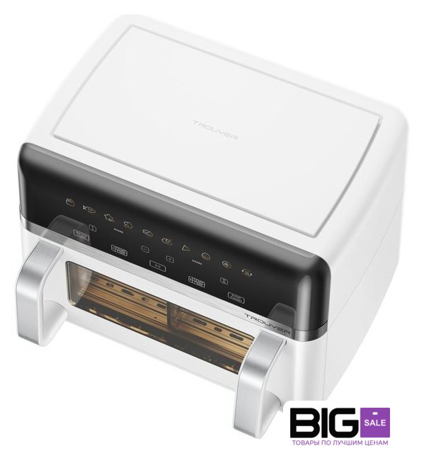 Аэрогриль (аэрофритюрница) Trouver FD20s Pro White (белый) - Изображение №3 — Интернет магазин BigSale