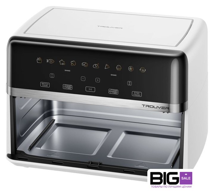 Аэрогриль (аэрофритюрница) Trouver FD20s Pro White (белый) - Изображение №4 — Интернет магазин BigSale