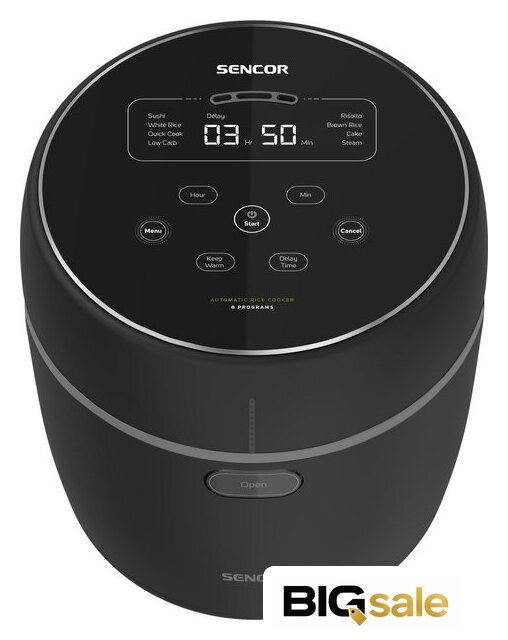 Рисоварка Sencor SRM 0671BK - Изображение №2 — Интернет магазин BigSale