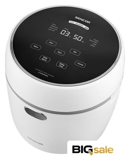 Рисоварка Sencor SRM 0670WH - Изображение №6 — Интернет магазин BigSale