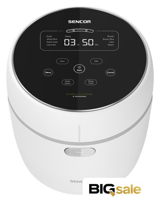 Рисоварка Sencor SRM 0670WH - Изображение №2 — Интернет магазин BigSale