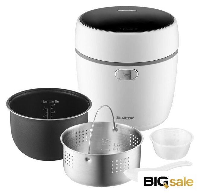 Рисоварка Sencor SRM 0670WH - Изображение №5 — Интернет магазин BigSale