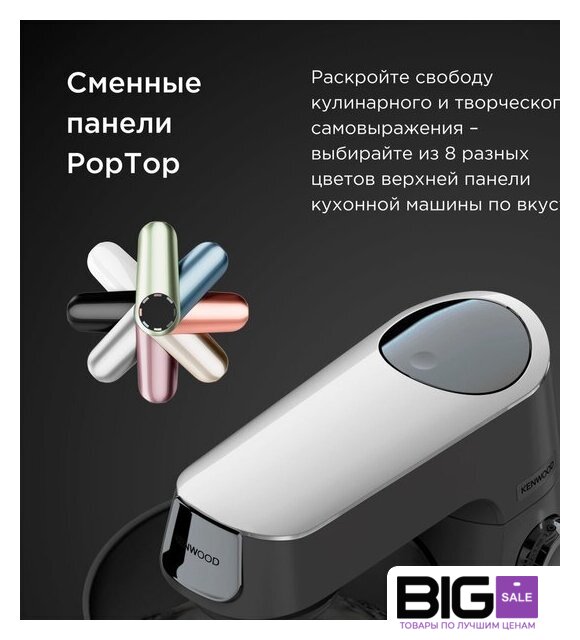 Кухонная машина Kenwood Titanium Chef Baker XL KVL65.001WH - Изображение №13 — Интернет магазин BigSale
