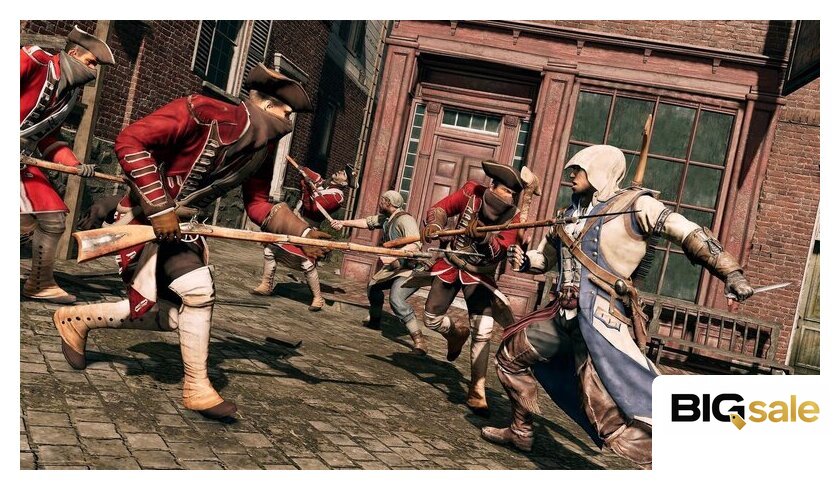  Assassin's Creed III Обновленная версия для PlayStation 4 - Изображение №2 — Интернет магазин BigSale
