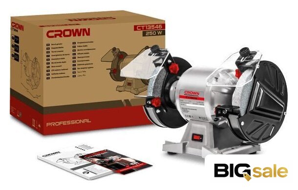 Заточный станок Crown CT13546 - Изображение №2 — Интернет магазин BigSale