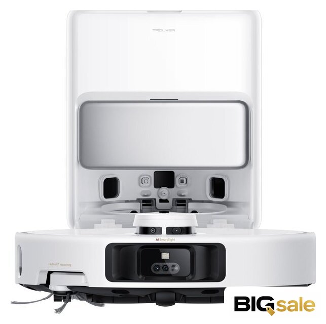 Робот-пылесос Trouver Robot Vacuum P50 Pro Ultra RLP53HE (евровилка, белый) - Изображение №3 — Интернет магазин BigSale