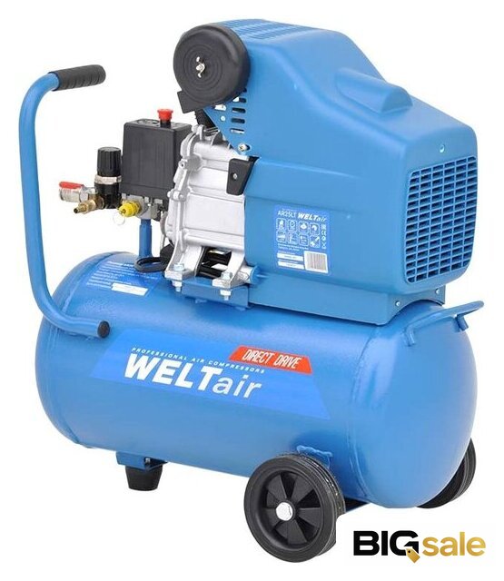 Компрессор Welt AR25LT - Изображение №2 — Интернет магазин BigSale