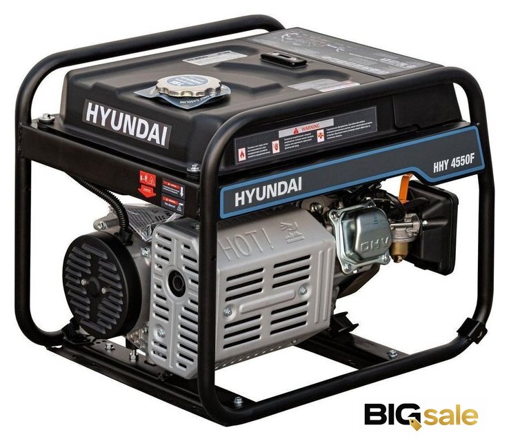 Бензиновый генератор Hyundai HHY 4550F  - Изображение №2 — Интернет магазин BigSale