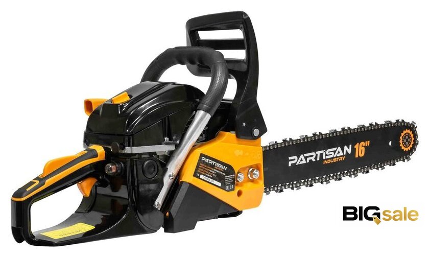 Бензопила Partisan PCS-2450 - Изображение №3 — Интернет магазин BigSale