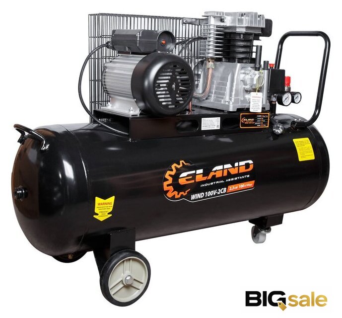 Компрессор ELAND WIND 100V-2CB - Изображение №1 — Интернет магазин BigSale