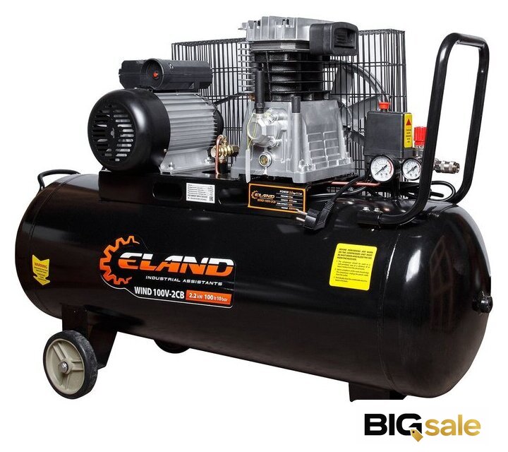 Компрессор ELAND WIND 100V-2CB - Изображение №2 — Интернет магазин BigSale