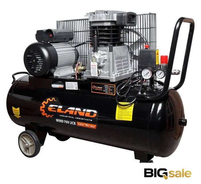 Компрессор ELAND WIND 70V-2CB - Изображение №1 — Интернет магазин BigSale