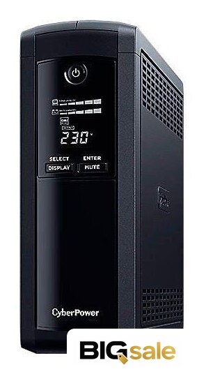 Источник бесперебойного питания CyberPower Value Pro VP1600ELCD - Изображение №1 — Интернет магазин BigSale