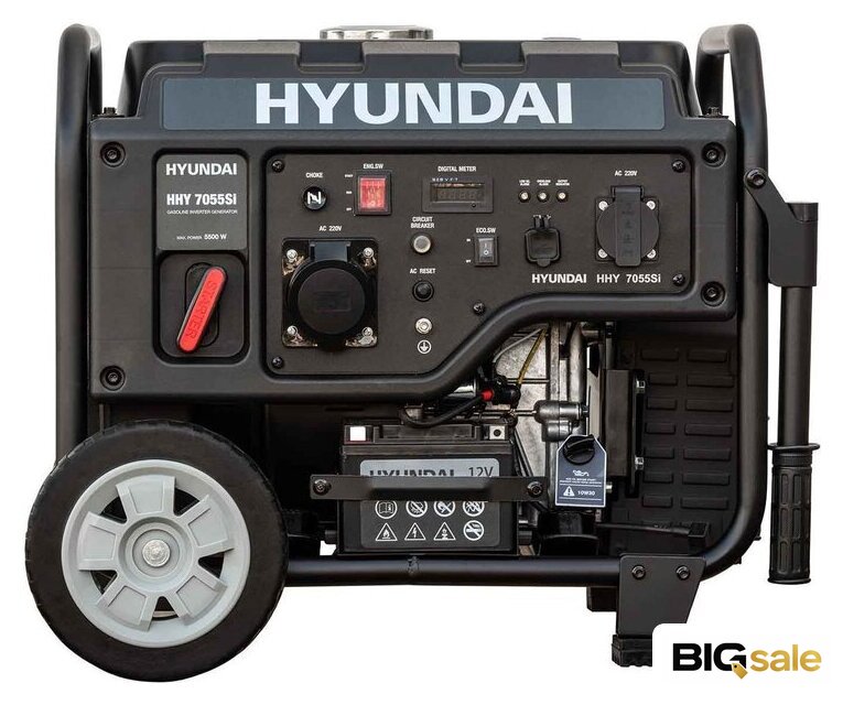 Бензиновый генератор Hyundai HHY 7055Si - Изображение №2 — Интернет магазин BigSale