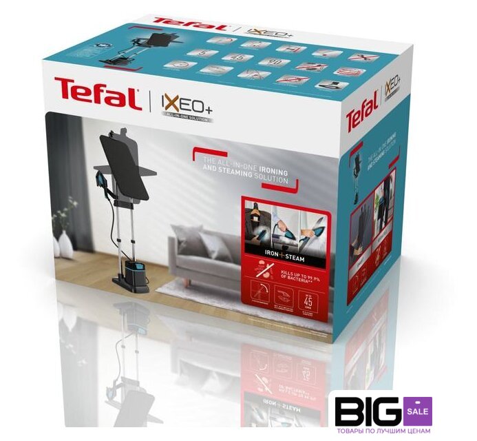 Отпариватель Tefal Ixeo QT1511E0 - Изображение №21 — Интернет магазин BigSale
