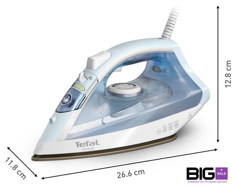 Утюг Tefal FV1R15F1 - Изображение №2 — Интернет магазин BigSale