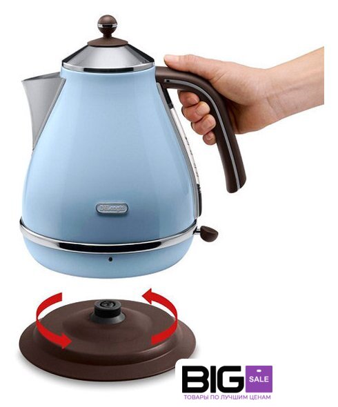 Электрический чайник DeLonghi KBOV 2001.AZ - Изображение №3 — Интернет магазин BigSale