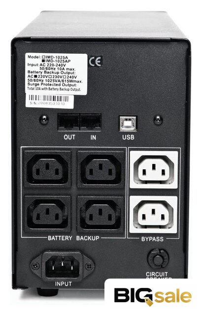 Источник бесперебойного питания Powercom Imperial IMP-3000AP 3000VA - Изображение №4 — Интернет магазин BigSale