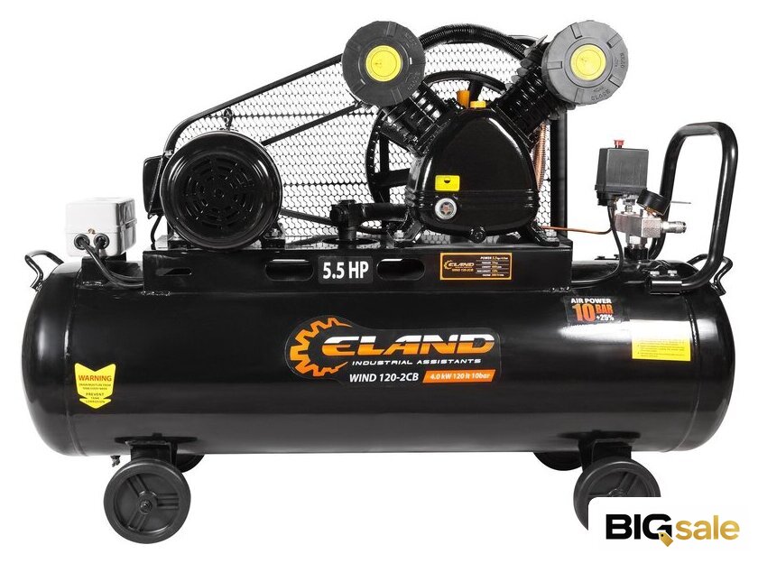 Компрессор ELAND WIND 120-2CB - Изображение №1 — Интернет магазин BigSale