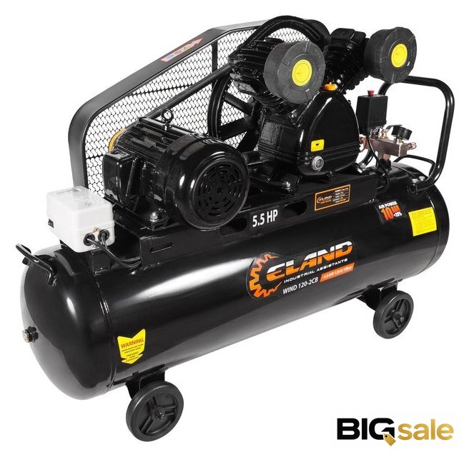 Компрессор ELAND WIND 120-2CB - Изображение №9 — Интернет магазин BigSale