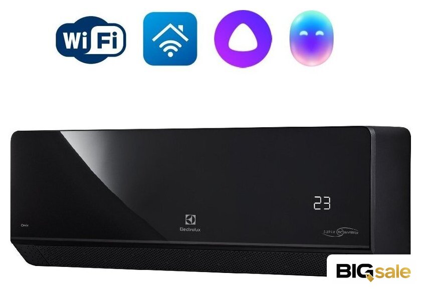 Кондиционер Electrolux Onix Super DC EACS/I-09HIX-BLACK/N8 - Изображение №10 — Интернет магазин BigSale