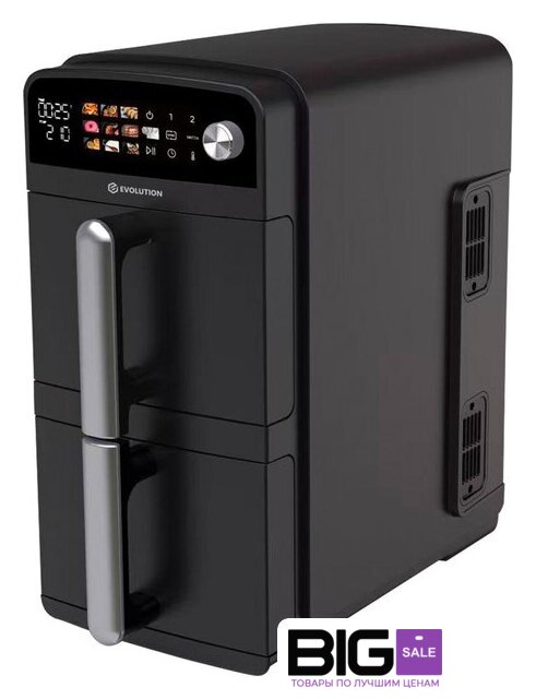 Аэрогриль (аэрофритюрница) Evolution AIRO 10700 Dual - Изображение №1 — Интернет магазин BigSale