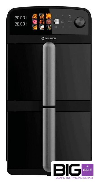 Аэрогриль (аэрофритюрница) Evolution AIRO 10700 Dual - Изображение №2 — Интернет магазин BigSale