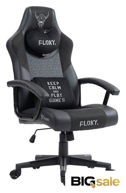 Игровое (геймерское) кресло FLOKY Huginn Black SP (черный) - Изображение №1 — Интернет магазин BigSale