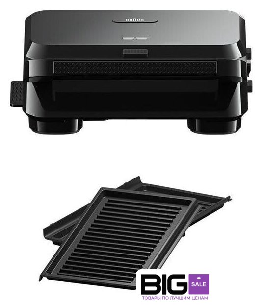 Многофункциональная сэндвичница Braun SnackMaker 5 SM5001 - Изображение №1 — Интернет магазин BigSale