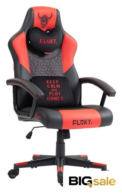 Игровое (геймерское) кресло FLOKY Huginn Red SP (красный) - Изображение №1 — Интернет магазин BigSale