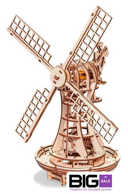 3Д-пазл Eco-Wood-Art Ветряная мельница - Изображение №1 — Интернет магазин BigSale