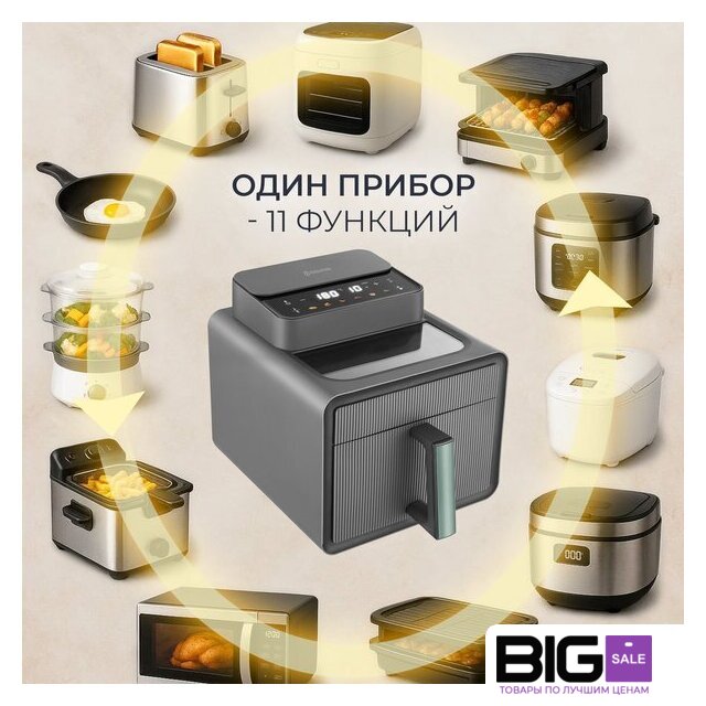 Аэрогриль (аэрофритюрница) Evolution AIRO 7700TW - Изображение №21 — Интернет магазин BigSale
