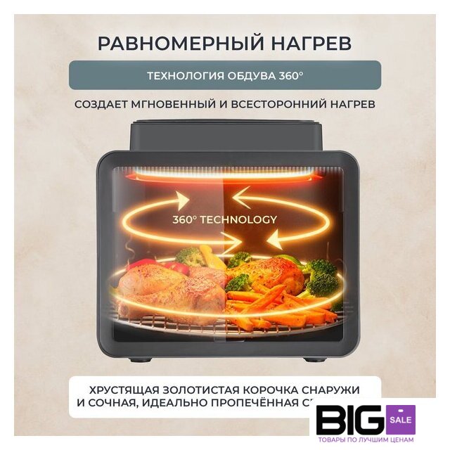 Аэрогриль (аэрофритюрница) Evolution AIRO 7700TW - Изображение №13 — Интернет магазин BigSale