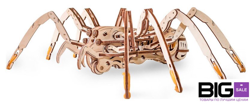 3Д-пазл Eco-Wood-Art Паук - Изображение №4 — Интернет магазин BigSale