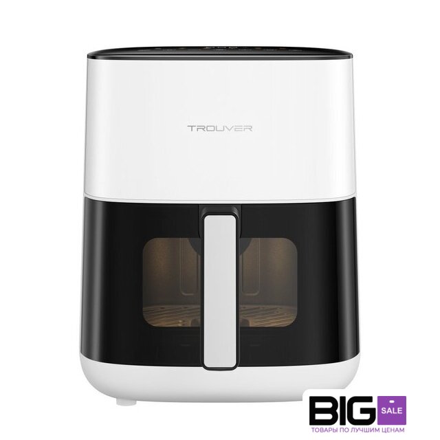 Аэрогриль (аэрофритюрница) Trouver Air Fryer FD10s Pro 6L (белый) - Изображение №4 — Интернет магазин BigSale