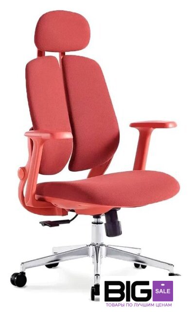Офисное кресло SitUp Kwin Red Chrome (ткань Red/Red) - Изображение №1 — Интернет магазин BigSale