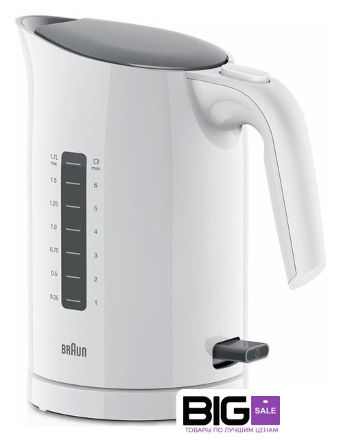 Электрический чайник Braun PurEase WK3100WH 0X21010056 - Изображение №1 — Интернет магазин BigSale