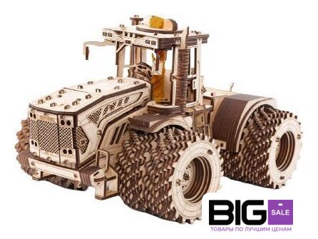 3Д-пазл Eco-Wood-Art Трактор Кировец K-7M - Изображение №1 — Интернет магазин BigSale