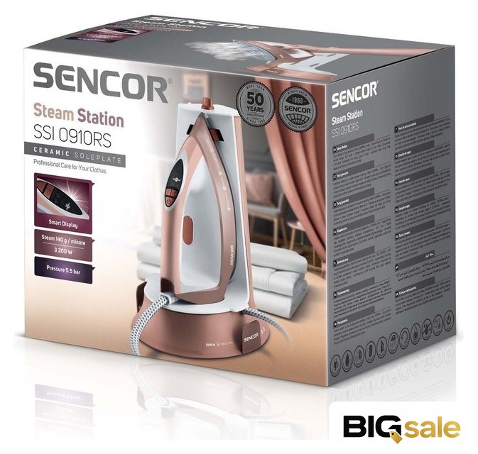 Утюг Sencor SSI 0910RS - Изображение №14 — Интернет магазин BigSale