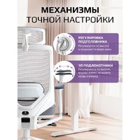 Офисное кресло Evolution HybridFlex White (серый) - Превью изображения №14 — Интернет магазин BigSale