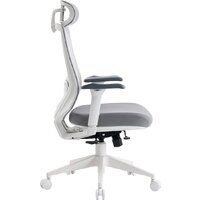 Офисное кресло Evolution HybridFlex White (серый) - Превью изображения №3 — Интернет магазин BigSale