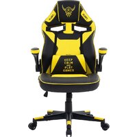 Игровое (геймерское) кресло FLOKY Asgard Yellow-Black (желтый/черный) - Превью изображения №4 — Интернет магазин BigSale