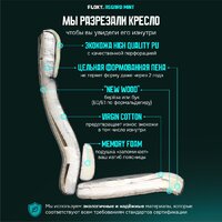 Игровое (геймерское) кресло FLOKY Asgard Mint (мятный) - Превью изображения №6 — Интернет магазин BigSale