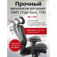Офисное кресло Evolution ErgoLine 1 (черный) - Превью изображения №8 — Интернет магазин BigSale