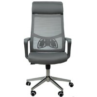 Офисное кресло SitUp Aura Grey Chrome (серый) - Превью изображения №2 — Интернет магазин BigSale