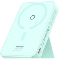 Baseus MagPro Magnetic Bracket Wireless Fast-Charging Power Bank 20W 5000mAh (мятный)