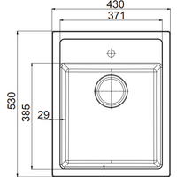 Franke Sirius SID 610-40 (оникс) Image #2