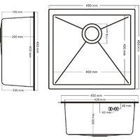 Schtoff Undermount Best Decor Black 4545 Image #4