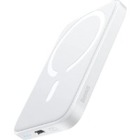 Baseus Magnetic Mini Wireless Fast Charging Power Bank 20W 6000mAh (белый)