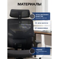 Офисное кресло Evolution LumbarPro FR AL (черный) - Превью изображения №12 — Интернет магазин BigSale